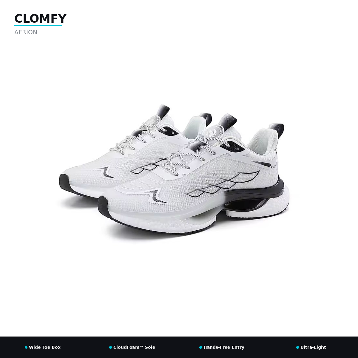 Clomfy Aerion™ - Hands Free & Supportive Walking Shoe