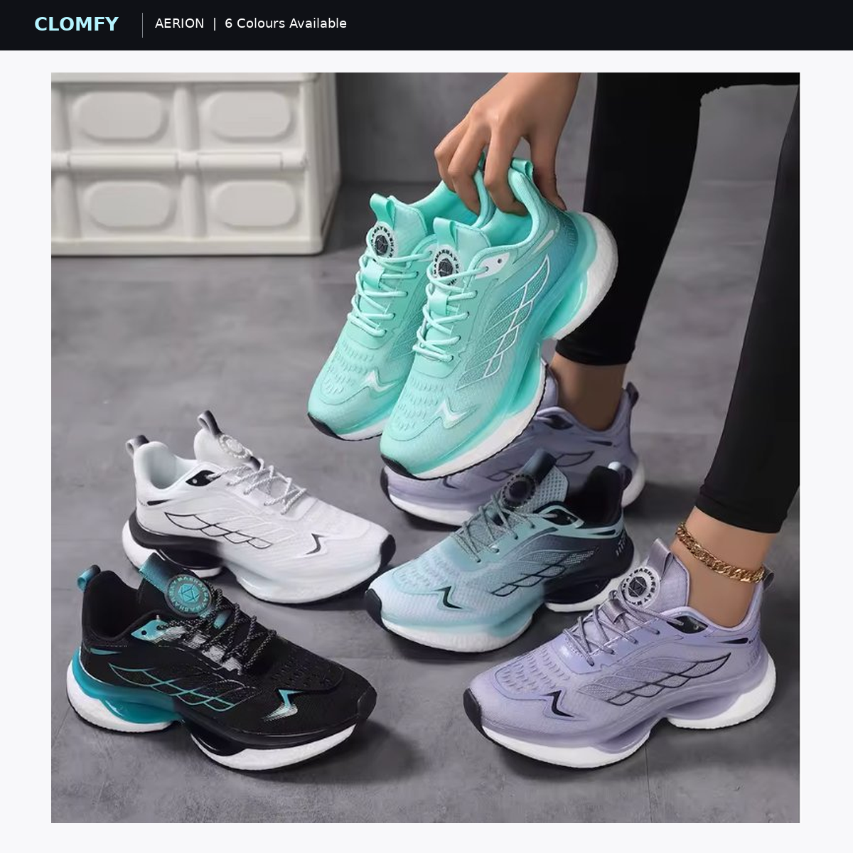 Clomfy Aerion™ - Hands Free & Supportive Walking Shoe